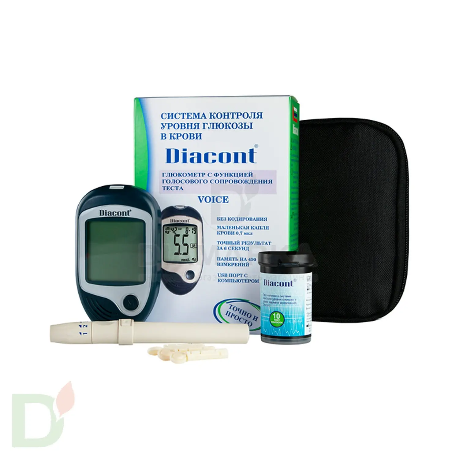 Глюкометр говорящий Diacont Voice в Москве