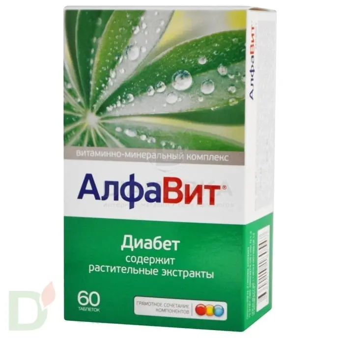 Витамины АлфаВит Диабет, 60 табл. в Москве