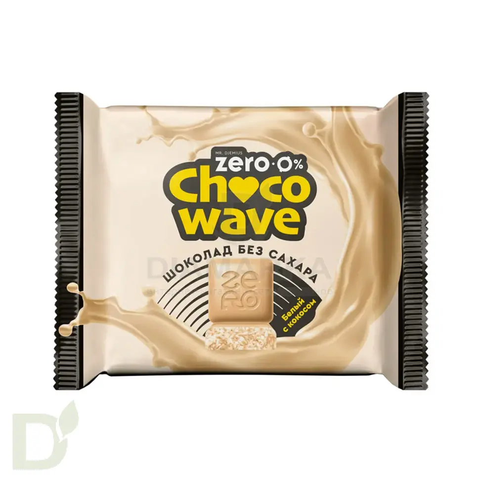 Шоколад Chocowave Белый с кокосом 60гр.*