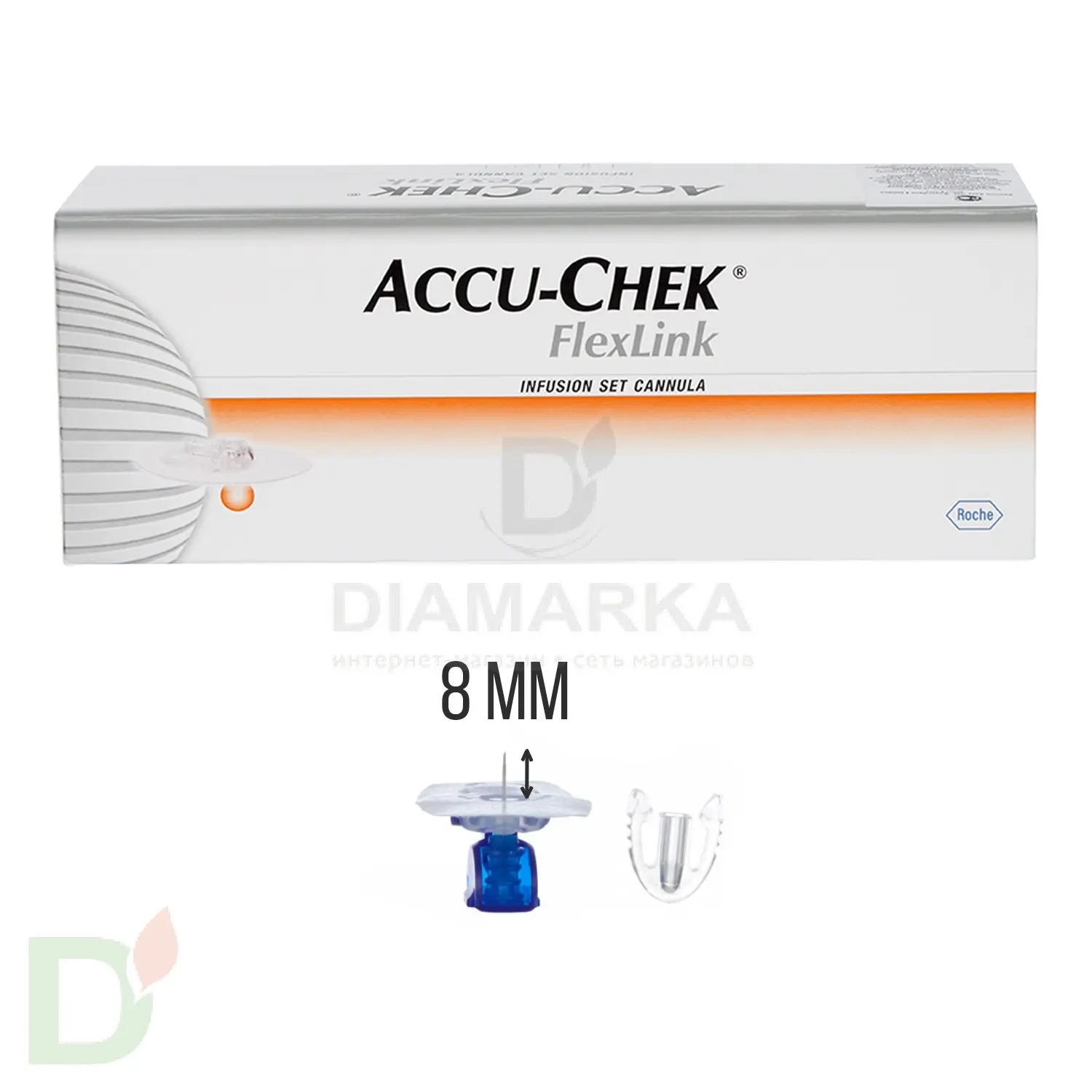 Акку-Чек Флекс-Линк, игла 8 мм (канюля), 1 шт. в Москве