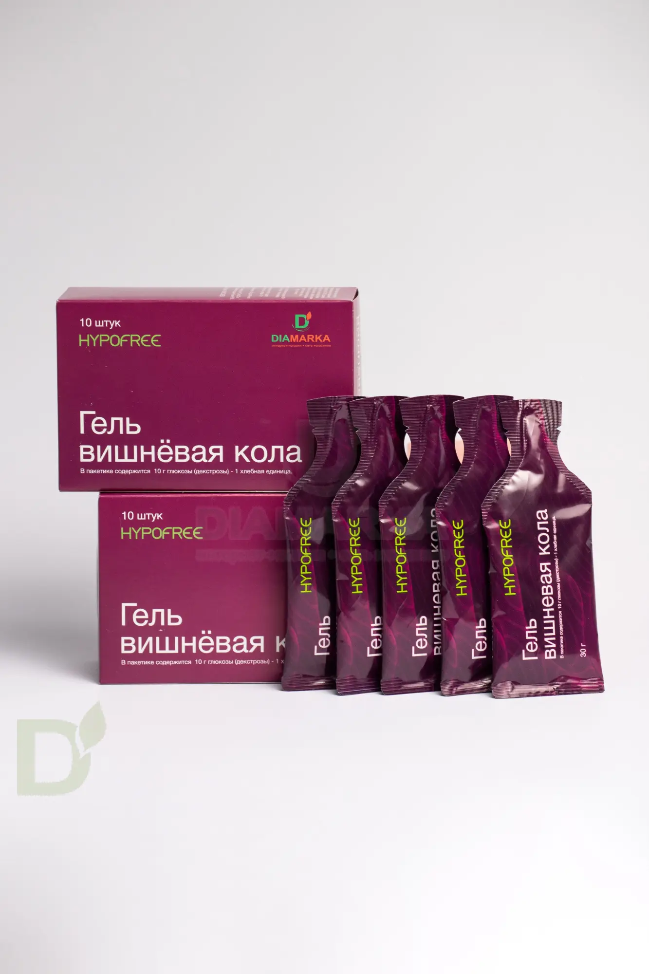 Гель HYPOFREE DIAMARKA 1ХЕ Вишневая Кола, мягкая упаковка, 30мл в Москве