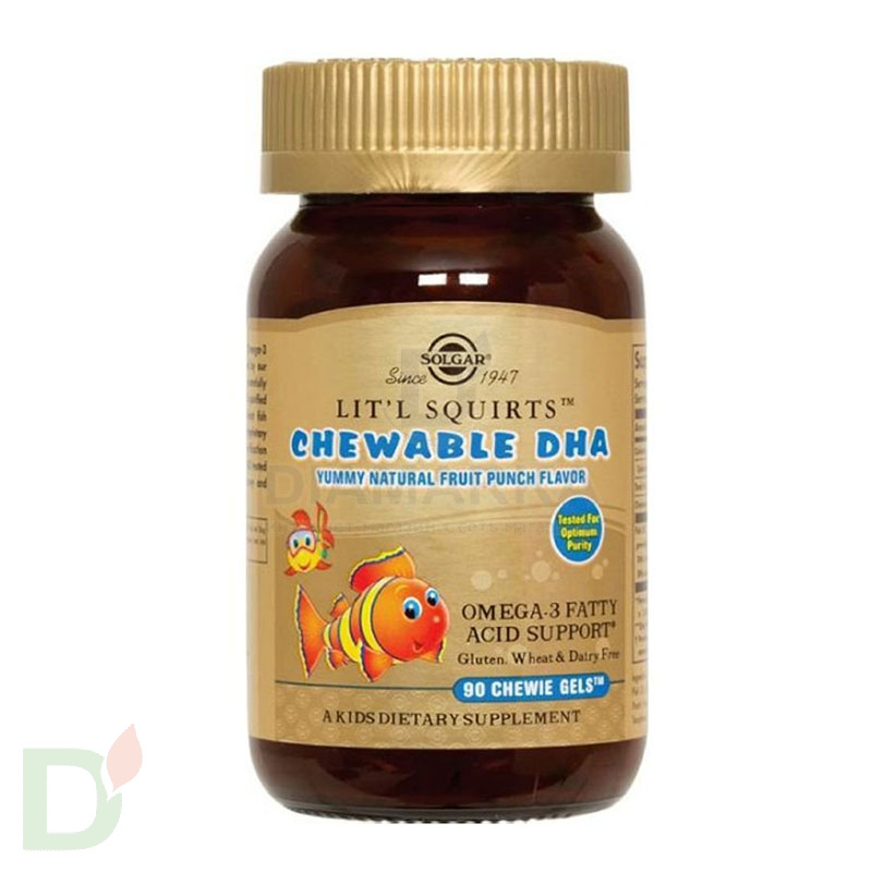 Витамины для детей Солгар Золотые рыбки ПНЖК Омега-3 (ДГК и ЭПК), 90 капс. в Москве