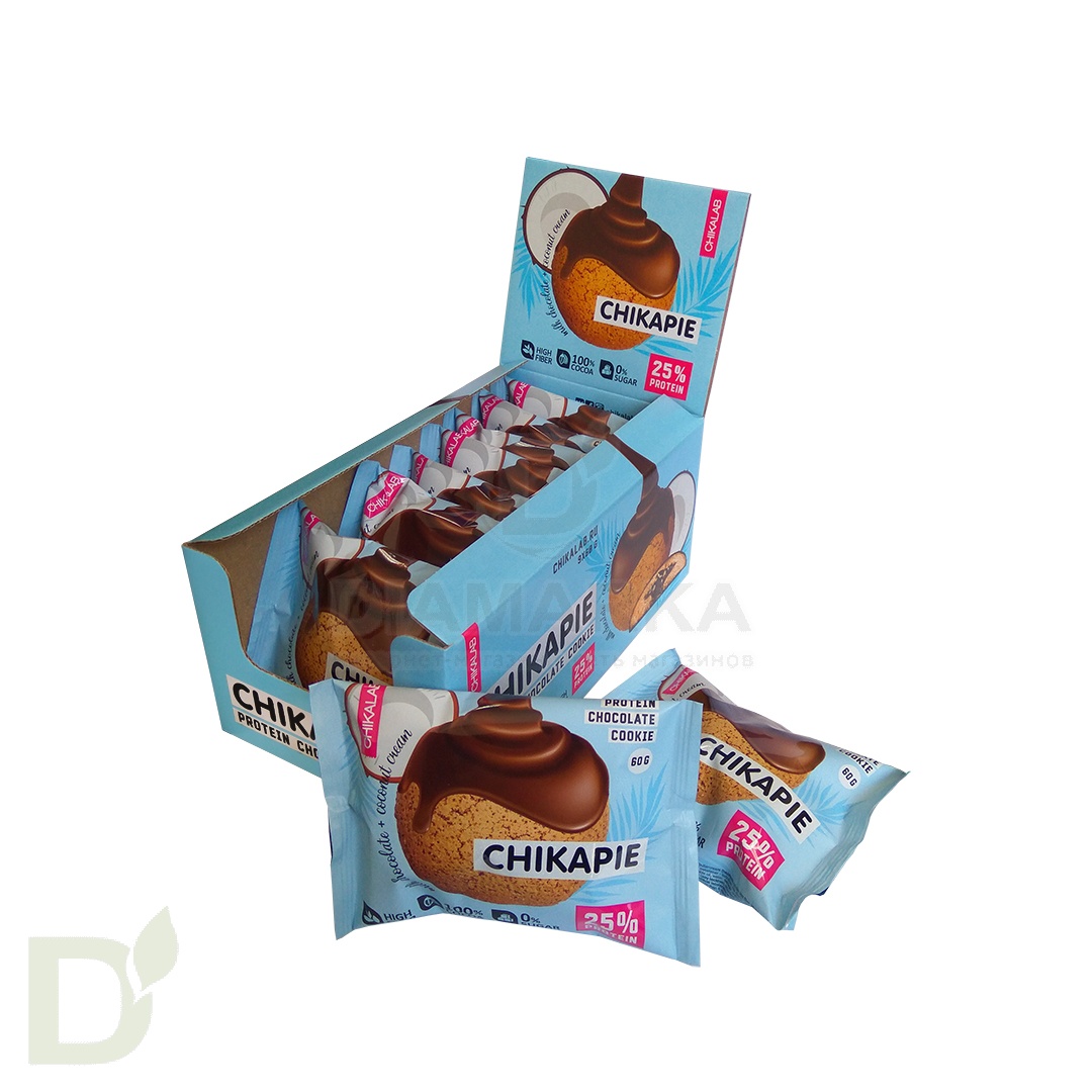 Печенье CHIKALAB глазированное Кокос 60гр.