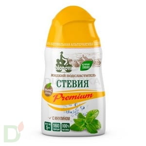 Подсластитель Стевия Premium с инулином жидкий, 80гр
