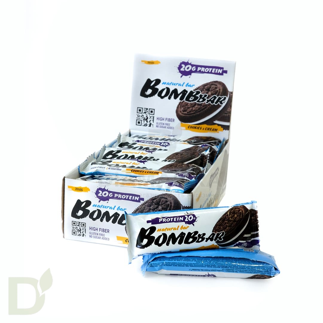 Батончик BOMBBAR Печенье с кремом 60 гр. в Москве