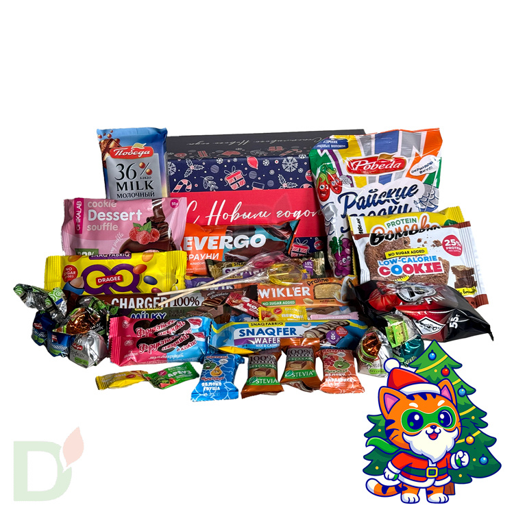 Подарок новогодний детский без сахара Забавы у Новогодней Ёлки, 1185 гр.