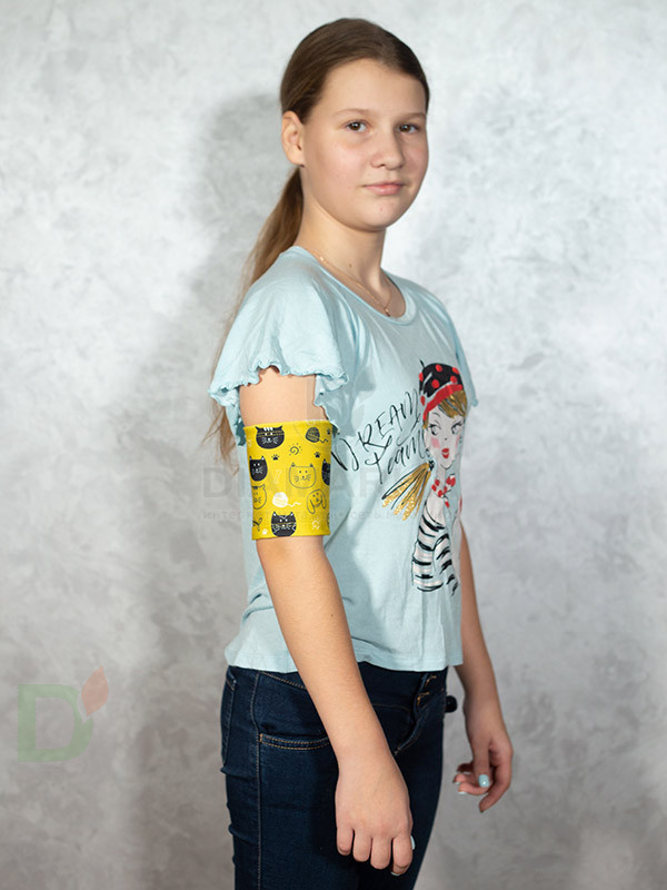 Повязка для сенсора на руку Insula Чёрные коты