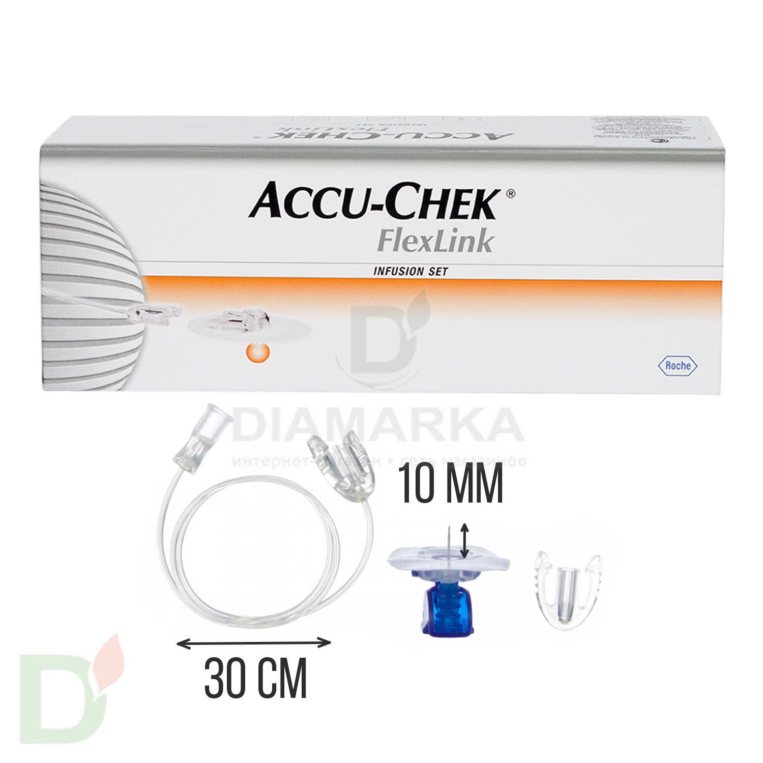 Акку-Чек Флекс-Линк 10/30, инфузионный набор,1 шт.