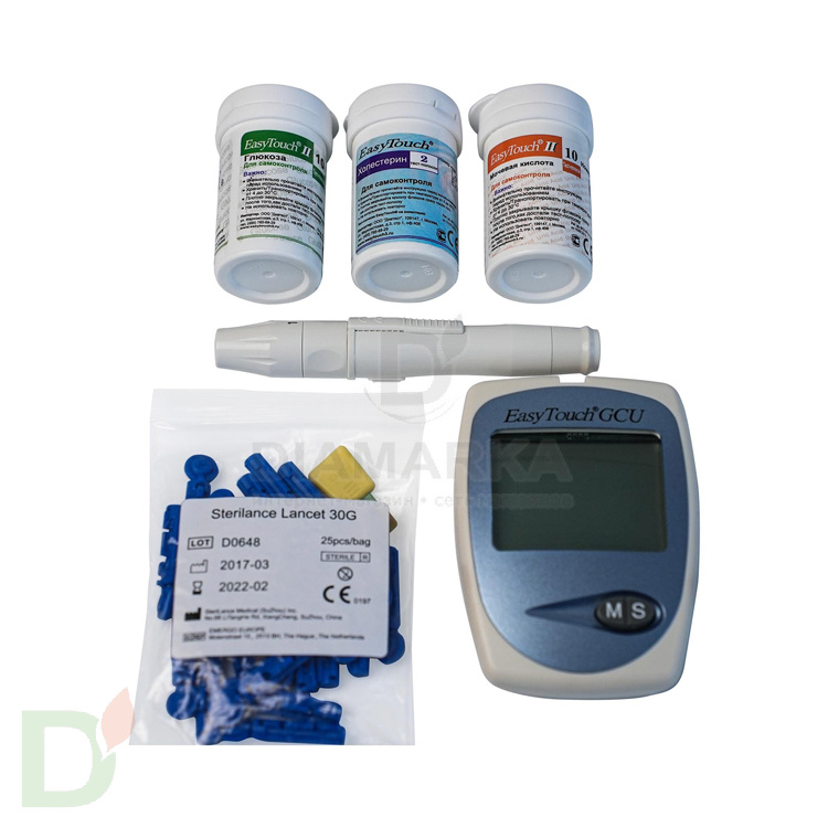 Биохимический анализатор ИзиТач (EasyTouch GCU) (глюкоза, холестерин и мочевая кислота в крови) в Москве