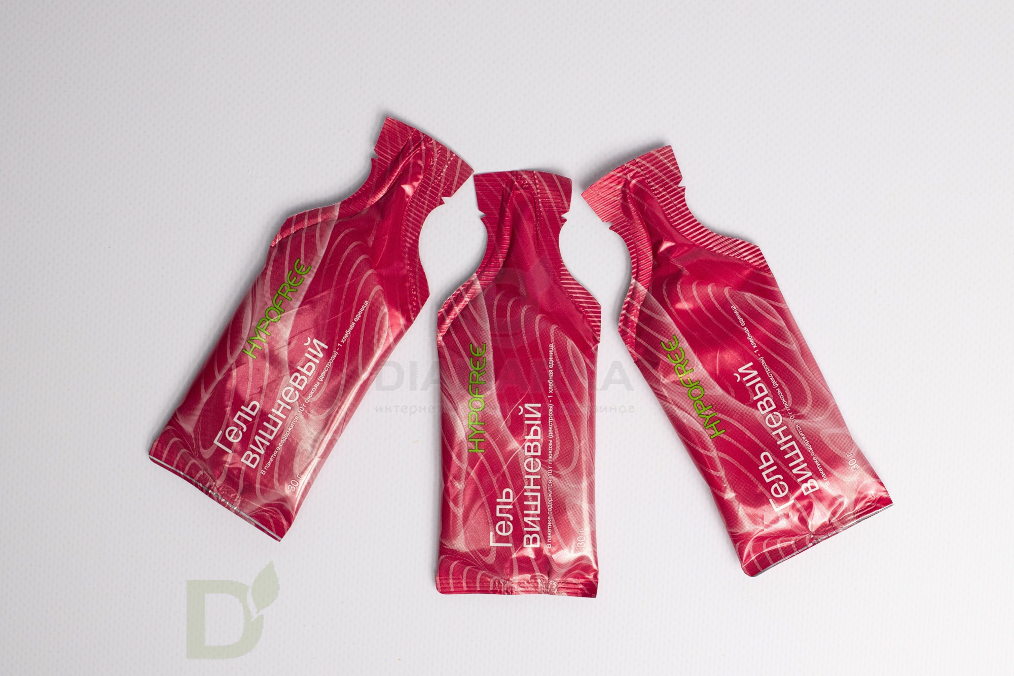 Гель HYPOFREE 1ХЕ Вишня, мягкая упаковка, 10 саше по 30мл в Москве