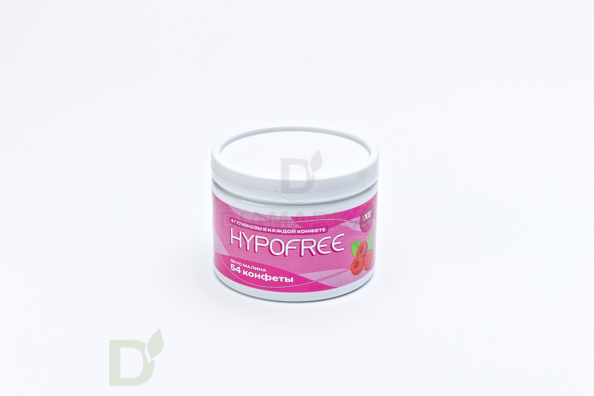 Конфеты таблетированные HYPOFREE 54 шт по 4 гр. Малина