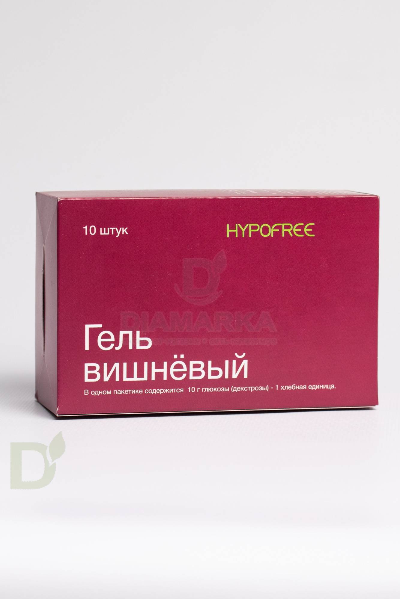 Гель HYPOFREE 1ХЕ Вишня, мягкая упаковка, 10 саше по 30мл в Москве
