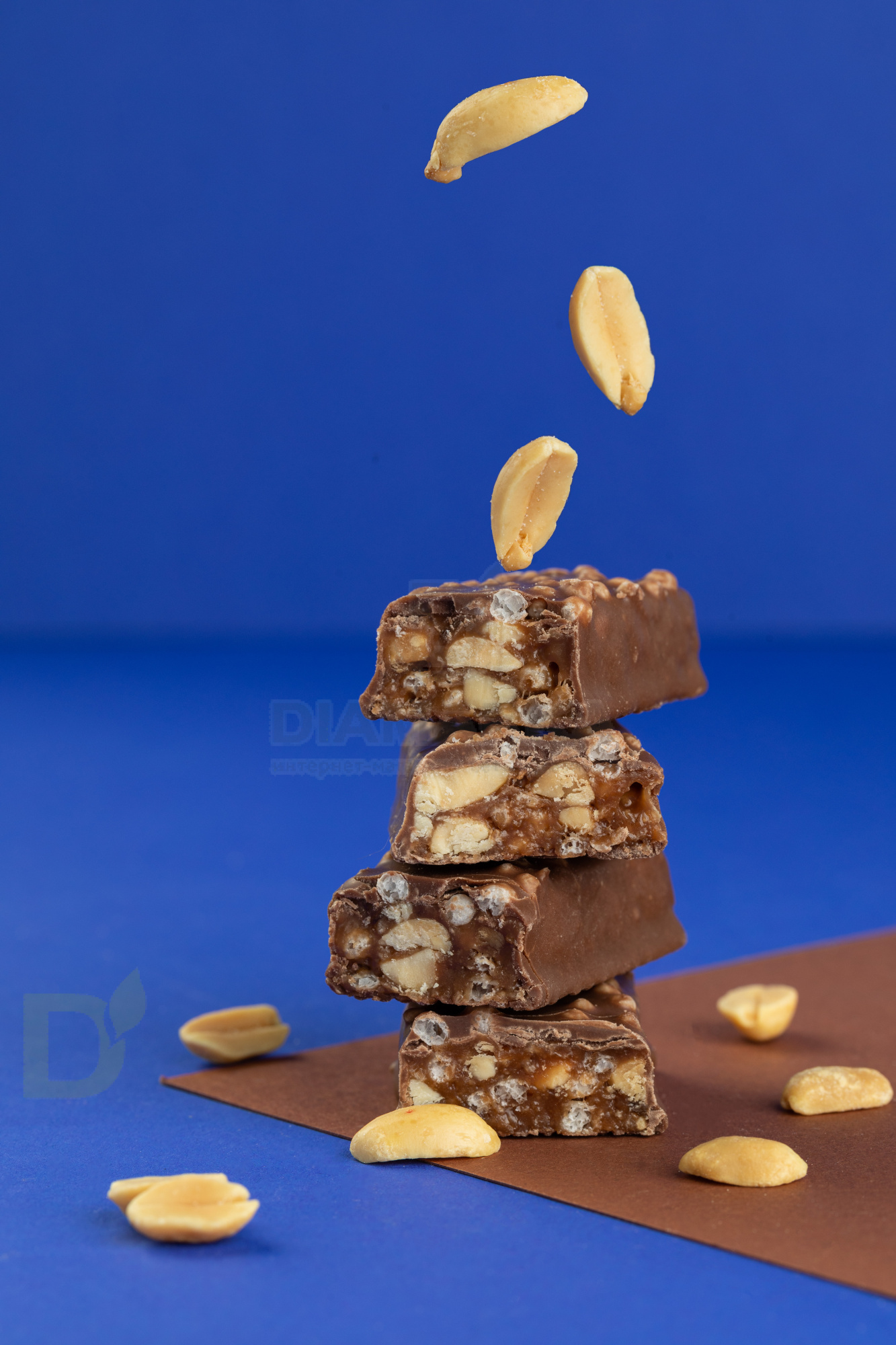 Батончик глазированный FitnesShock SHOCKER арахис-шоколад 35гр. в Москве