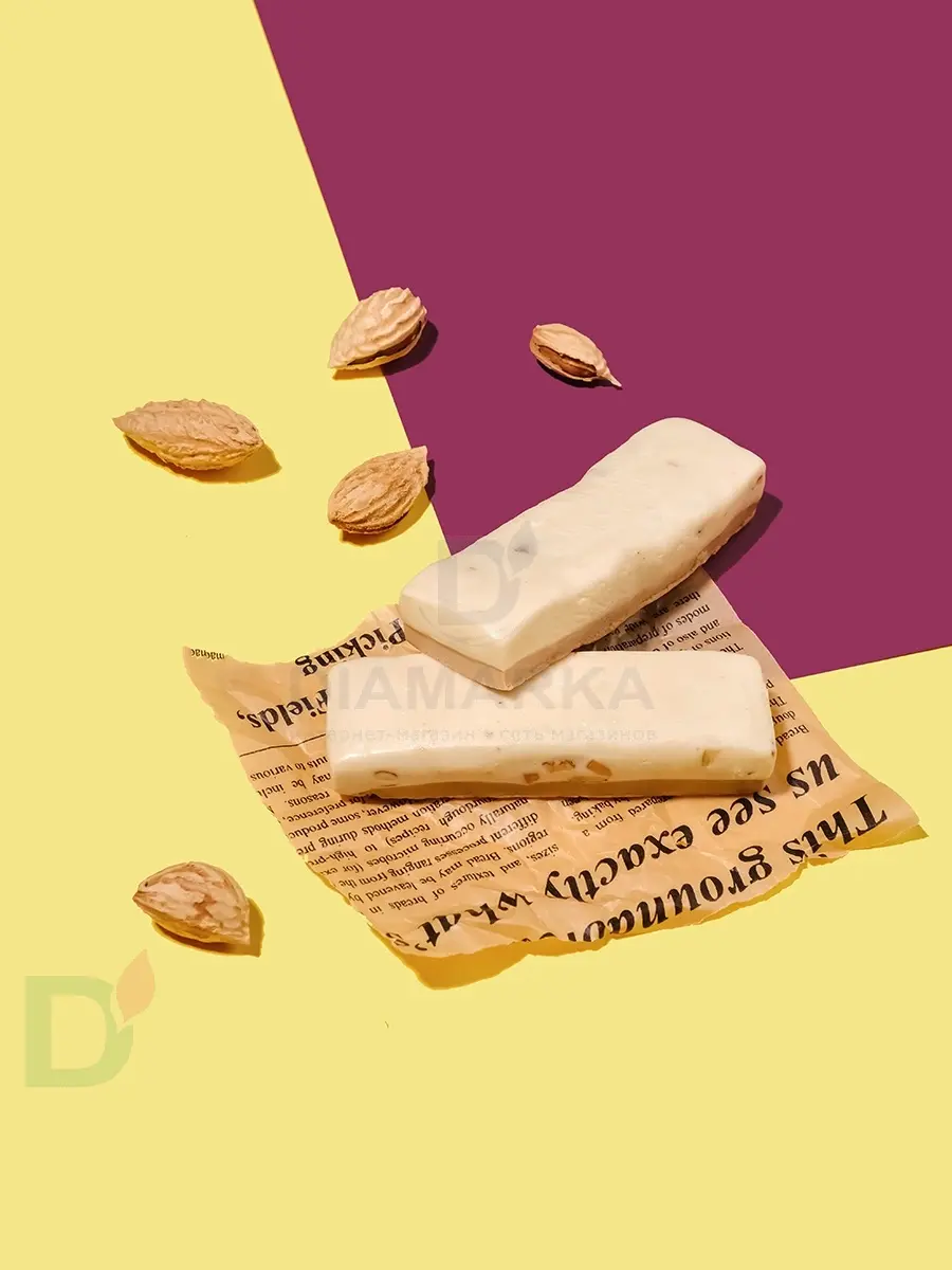 Батончик протеиновый FitnesShock Карамельный мусс с миндалем 40гр. в Москве