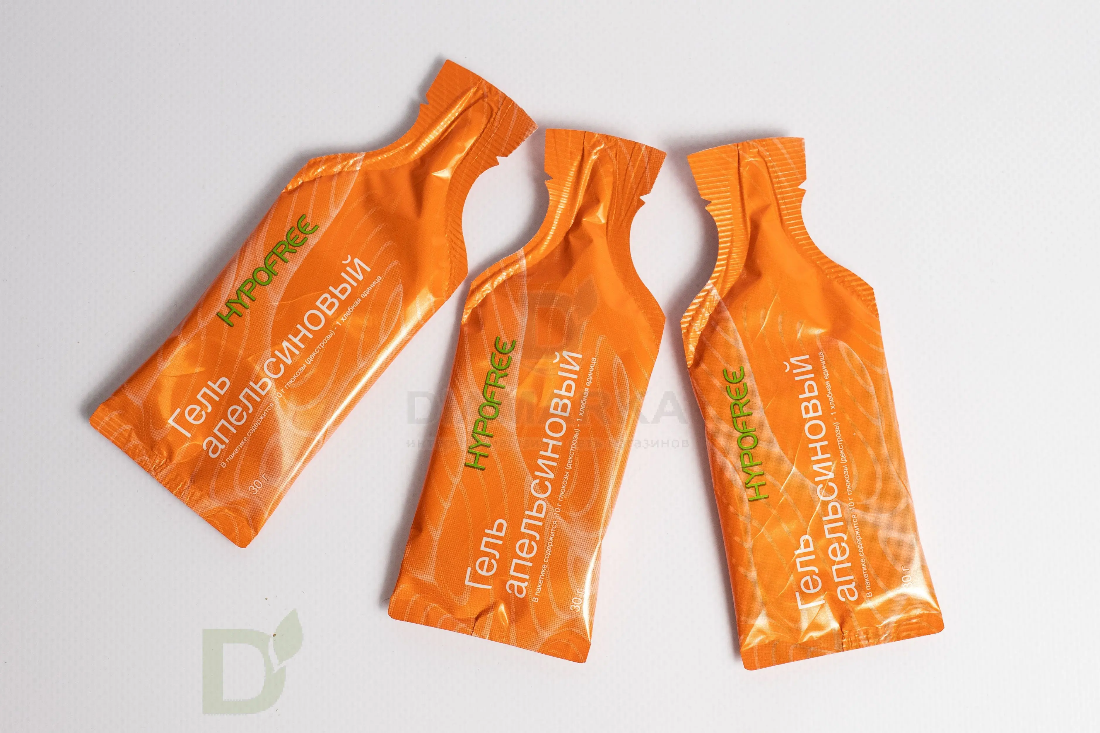 Гель HYPOFREE 1ХЕ Апельсин, мягкая упаковка, 10 саше по 30мл в Москве