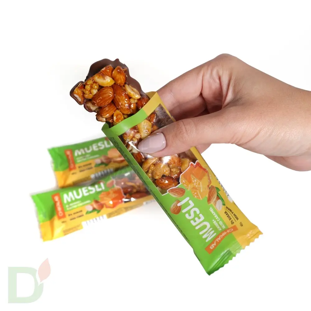 Батончик мюсли CHIKALAB миндальный с соленой карамелью 40 гр. в Москве