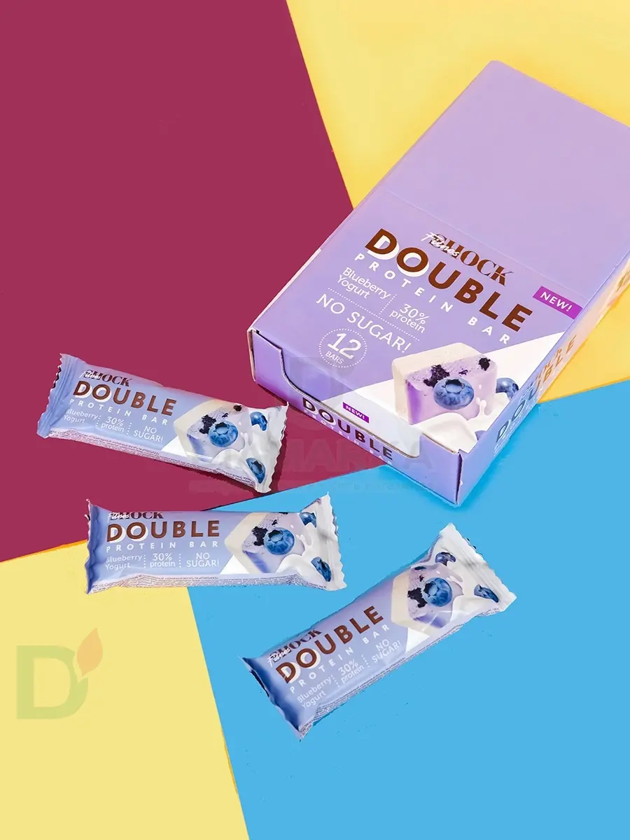 Батончик протеиновый FitnesShock Черничный йогурт 40гр. в Москве