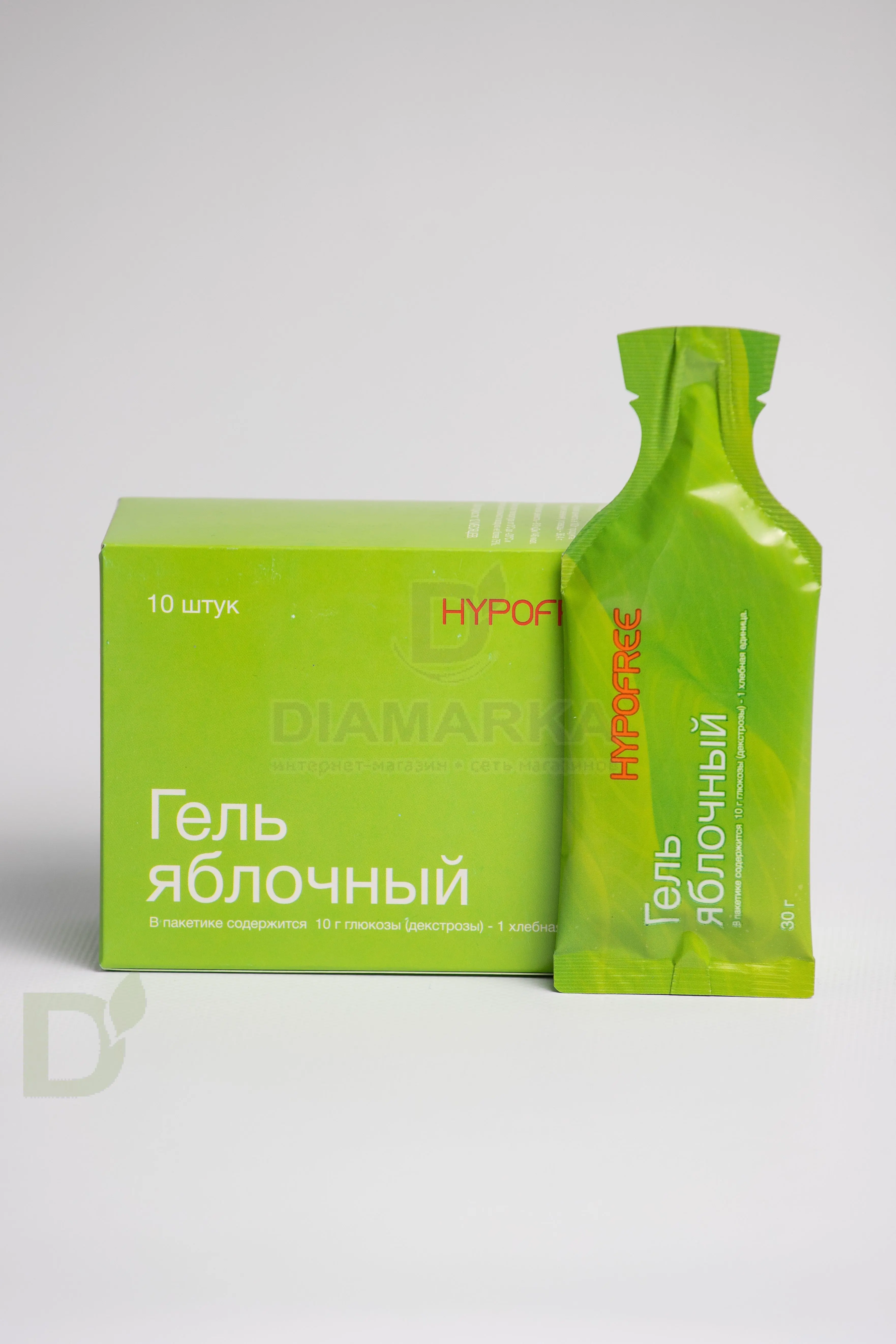 Гель HYPOFREE 1ХЕ Яблоко, мягкая упаковка, 30мл в Москве